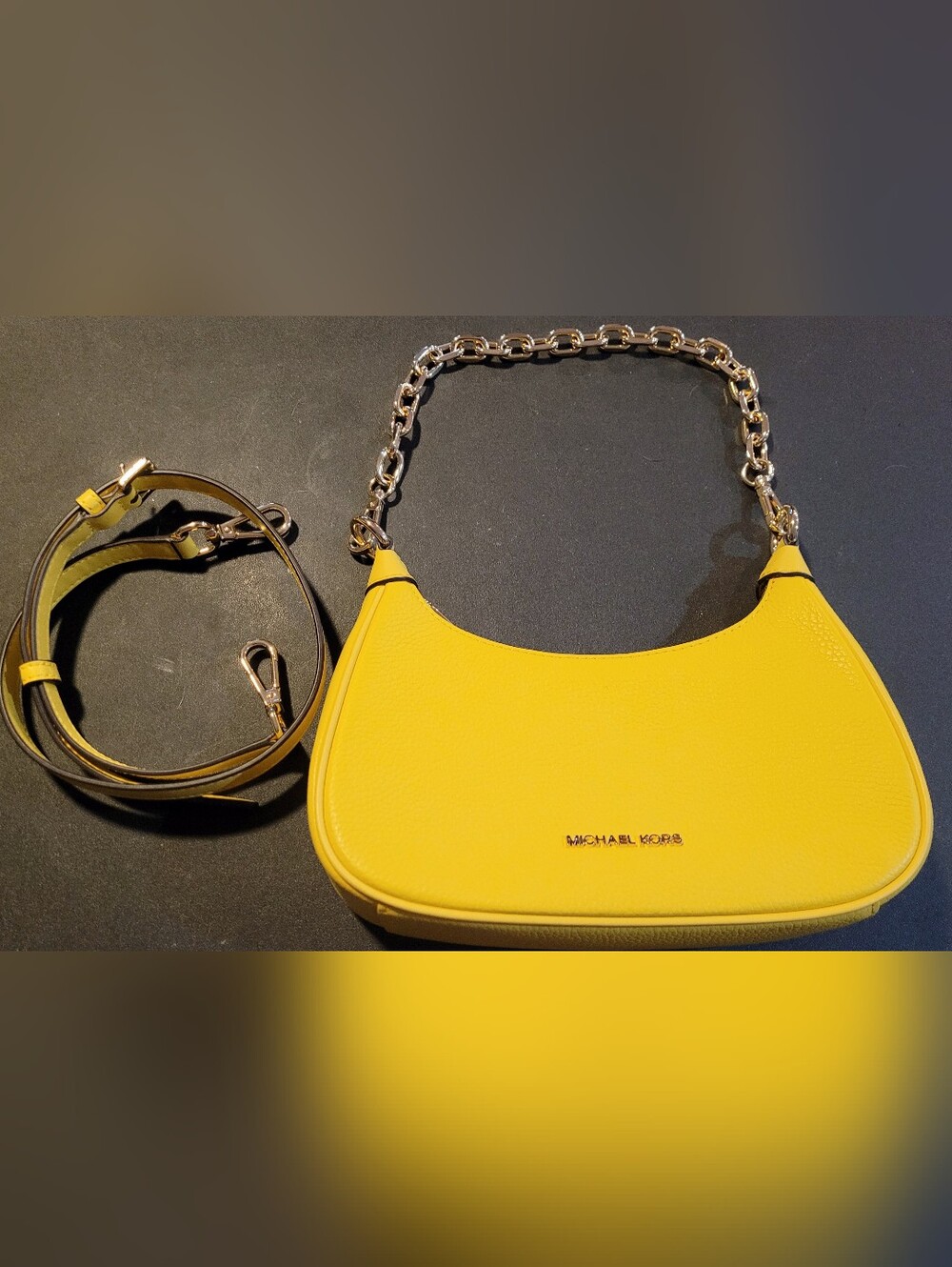 Michael Kors Mini Zip Leather Pouchette NWOT